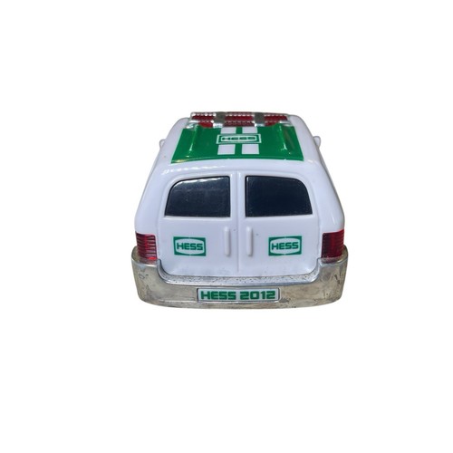 2012 Hess Mini SUV Truck Toy Gasoline Green White Red Lights Works Tested - Picture 3 of 5