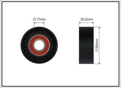 CAFFARO Spannrolle Keilrippenriemen 336-00 für MONDEO FORD PEUGEOT 4007 CROSSER