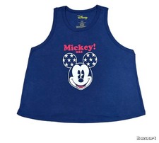 Disney Mickey USA Tank Top Shirt Mickey Mouse Girls XL
