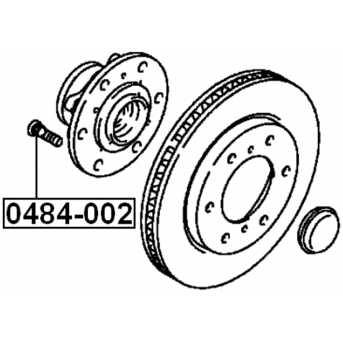 Wheel Stud for Mitsubishi PAJERO SHOGUN V98V MK4 3.2T - Picture 2 of 6