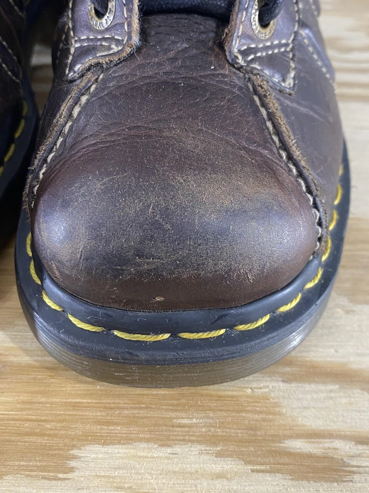 Dr Martens Shoes Womens 10 Brown Leather Chunky Oxford Sneakers Vintage Y2K 90s - Image 4 of 4