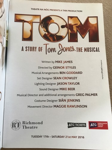 TOM a story of Tom Jones THE MUSICAL at Richmond Theatre - Picture 2 of 5