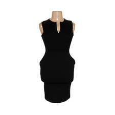 Fashion Nova Black Midi Sheath Dress - Size L