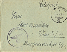 Dt.Feldpost 2.WK FPN 05309 L pręt i.1.-3.Kp.Felders.Btl.230 d.169. Inf.Div.