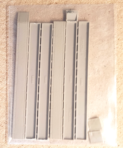 !!! VOLLMER H0 BAHNSTEIGTEILE - SCHMAL !!!