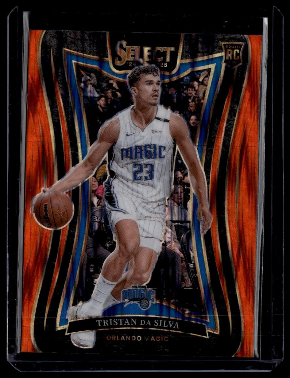 2024-25 Panini Select #380 Tristan da Silva Orange Flash Prizm