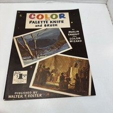 Color with Palette Knife Brush By Merlin Enabnit Published By Walter T Foster