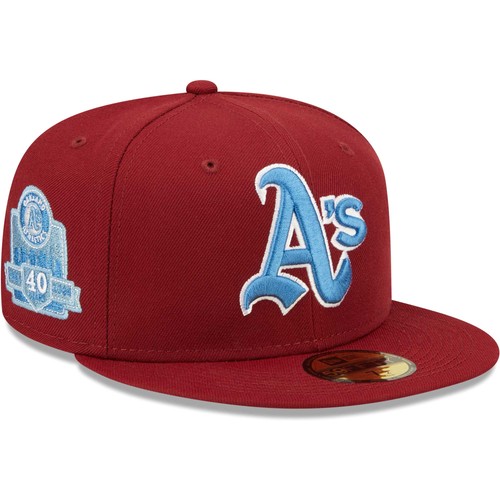 Herren New Era Cardinal Oakland Athletics 40th Anniversary Air Force Blau - Bild 1 von 6