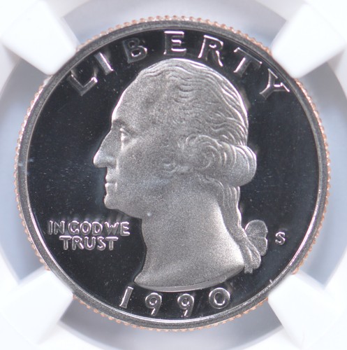 1990-S PF70 Washington Quarter NGC Special Lbl *2798 - Picture 3 of 5
