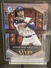 2025 Bowman Chrome VIP #VIP3 Sebastian Walcott - Texas Rangers