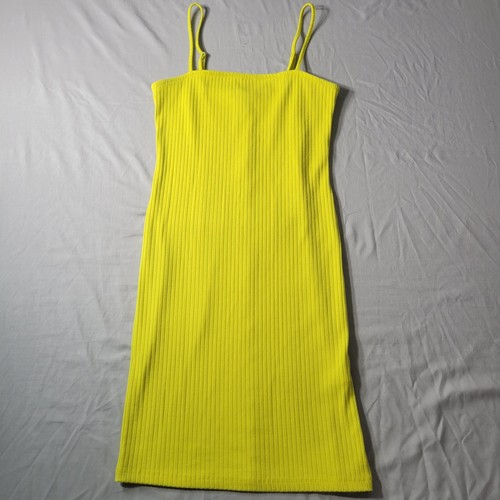 Forever 21 Damen Minikleid gelb Größe Small Spaghettiträger - Bild 1 von 8