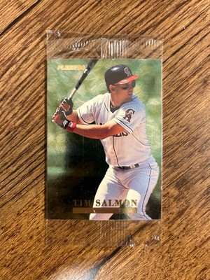 1994 Fleer TIM SALMON 3 Card Lot, Sealed, Card #13-15