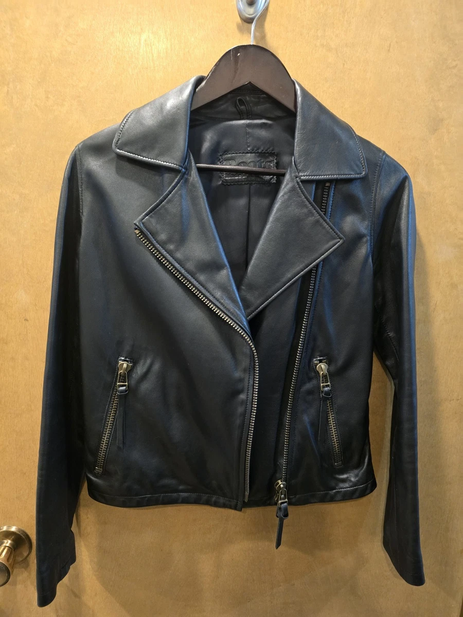roots leather jacket products for sale | eBay