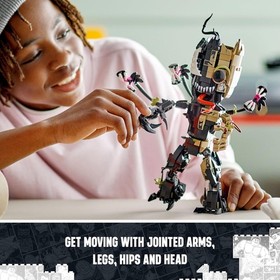 LEGO Marvel Venomized Groot 76249 Transformable Toy for Play and... 