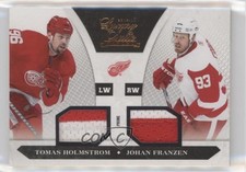 2010 Luxury Suite Dual Jersey Prime 30/50 Johan Franzen Tomas Holmstrom #83 01qm