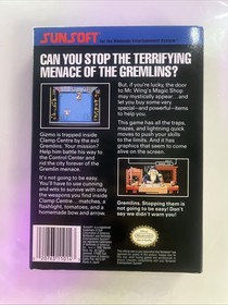 Gremlins 2: New Batch NES 1990 Authentic Complete CIB Manual TESTED Nintendo