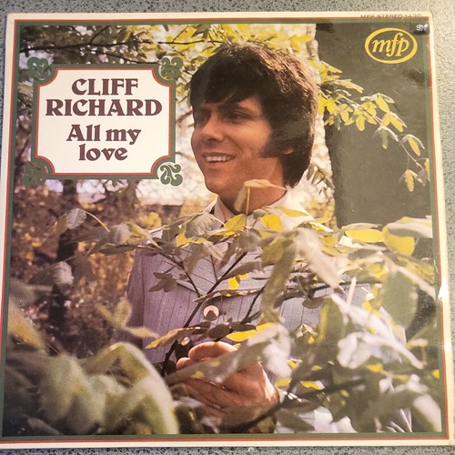 Cliff Richard - All My Love - Vinyl Schallplatte LP Album - 1965 12" Vinyl LP EX/VG