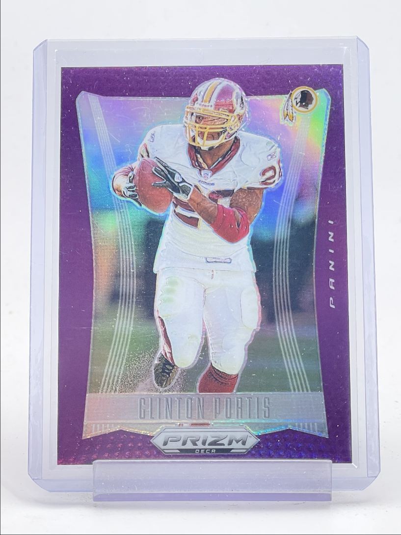 CLINTON PORTIS 2024 PANINI PRIZM DECA FOOTBALL PURPLE REDSKINS /99 Q3882