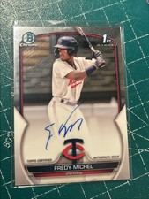 2023 Bowman Chrome Auto #cpa-fm Fredy Michel Rc Auto 