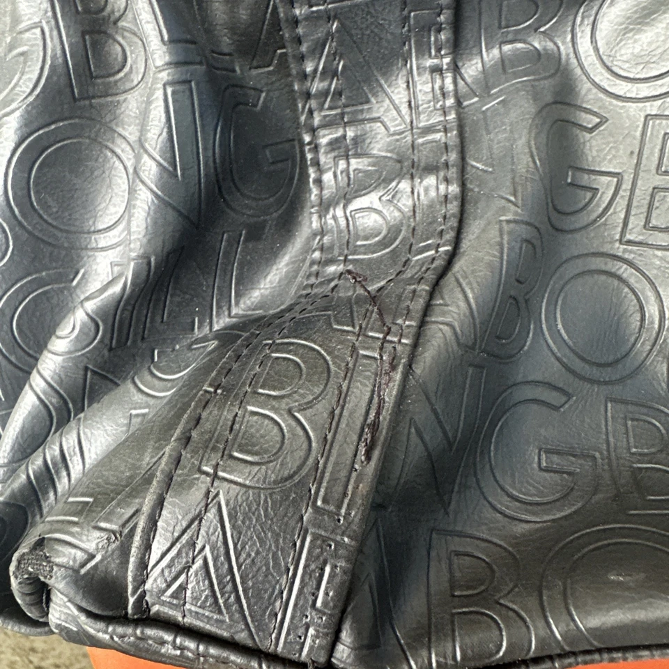 Cartera grande Billabong de moda de cuero sintético Y2K 15” W x 12” H portavasos Boho AA Foto 4 de 4