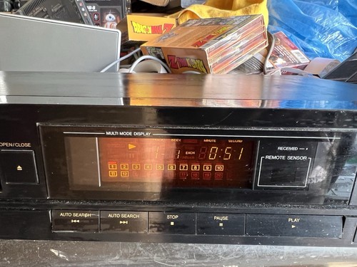JVC XL-Z444BK Vintage 80s Compact Disc CD Player Single Disc Made in Japan - Picture 4 of 8