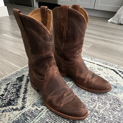 Tecovas (The Earl) Roper Leather Boots Size 10 D