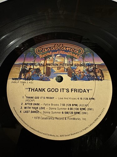 Thank God It’s Friday - Motion Picture Soundtrack - Casablanca NBLP-7098 - Picture 8 of 20