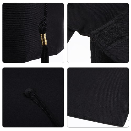 Adult Bachelor Graduation Caps with Tassels for Graduation Ceremony Party - Picture 8 of 12