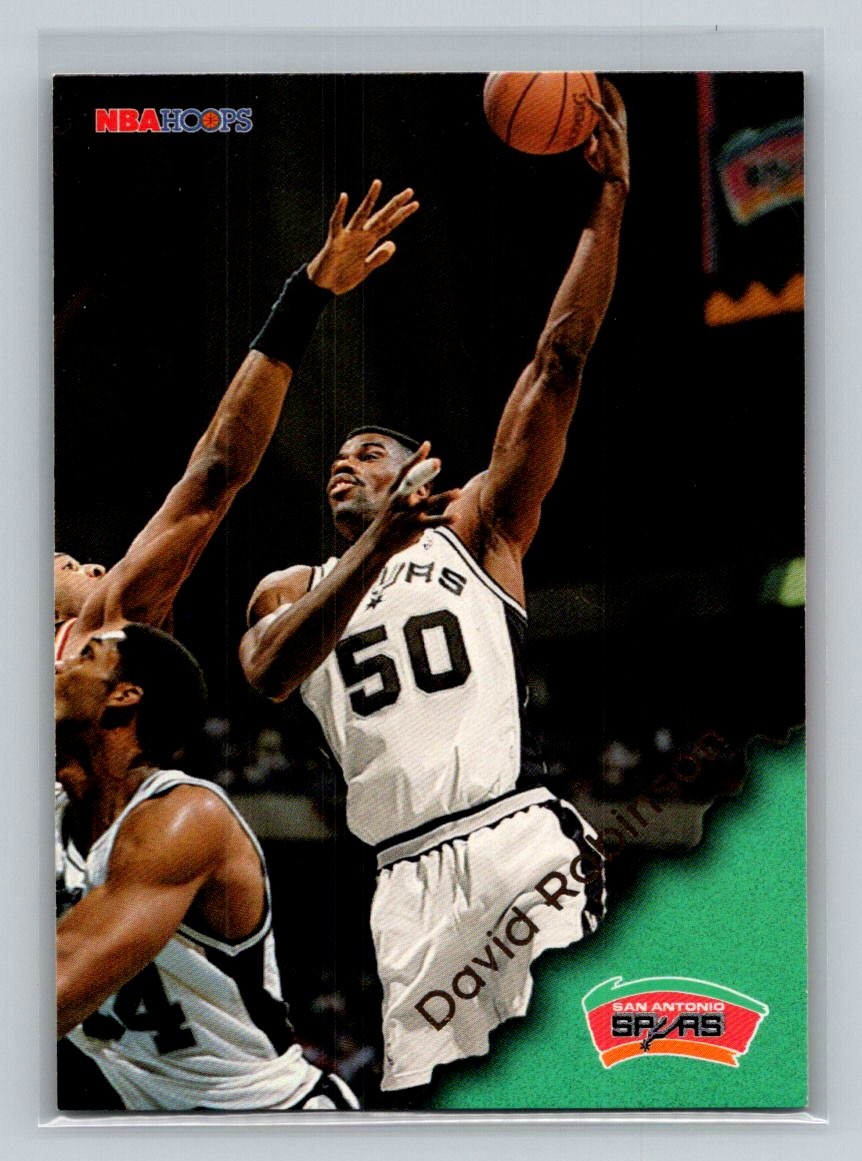 1996-97 Hoops #143 David Robinson San Antonio Spurs Basketball Card