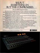 1984 Yamaha EMX 150 200 300 p-series print ad 1980s mixer CA.23