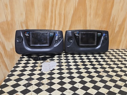 2 Sega Game Gear Consoles-Npt Wprking, As Is Model 2q10 & 2110k