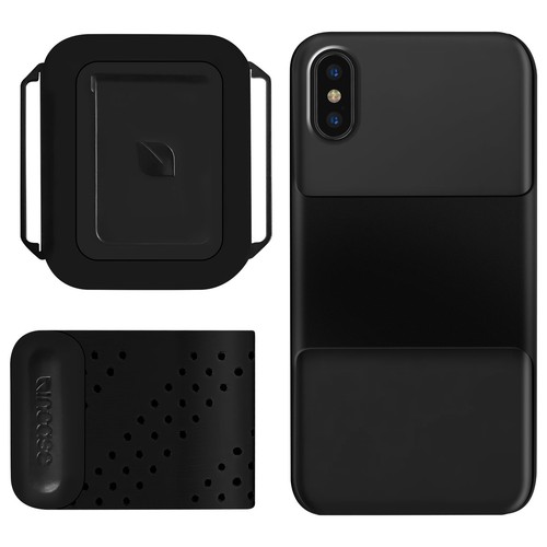 Incase, bransoletka sportowa iPhone XS/X Lekko zdejmowana regulowana, czarna - Zdjęcie 4 z 5