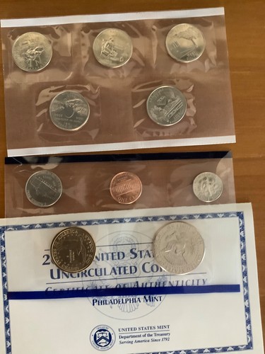 2003 US Mint Set 20 Coin Uncirculated Set Complete Philadelphia & Denver OGP - Picture 5 of 5