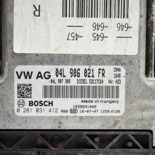 AUDI A6 4G2, C7, 4GC Motorsteuergerät 04L906021FR 2.0 Diesel 140kw 2016 10027274 - Picture 4 of 4