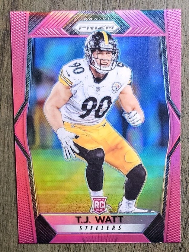 TJ Watt 2017 Prizm Pink Rookie #216