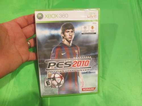 PES 2010 PRO EVOLUTION SOCCER XBOX 360 SPORTS MESSI KONAMI NEU FABRIKVERSIEGELT - Bild 1 von 4