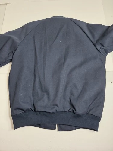 Vtg 80s Nissan Tech Mechanic Work Bomber Jacket Navy  Sz M USA MADE image 6