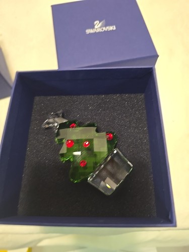 New Swarovski Crystal Felix Christmas Tree Medium Box 872199 - Picture 9 of 12