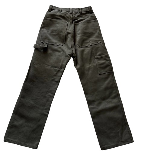 Monitaly Drop Crotch Painter Pants Vancloth Oxford Olive Men 25x26 Army Utility - Picture 2 of 19