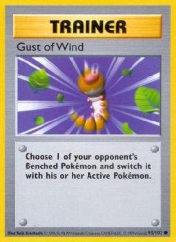 Windstoß - 93/102 - Common - Shadowless Edition Base Set (Shadowless) NM - Bild 1 von 1