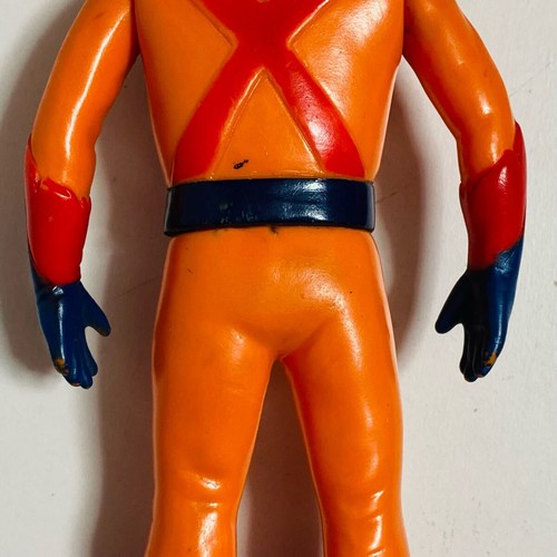 TAKATOKU Rainbowman Fire Form Middle Soft Vinyl Figure Excellent JAPAN - Picture 7 of 10
