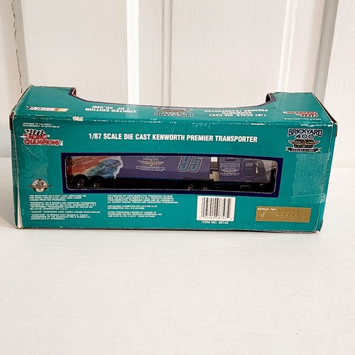 Nascar Brickyard 400 1:87 Die Cast Kenworth Premier Transporter Indy Speedway - Picture 8 of 8