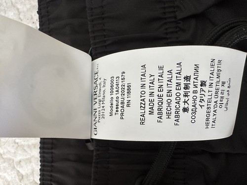 BNWT Versace Medusa Swim Shorts size 6 (L) black $500 Hot deal - Picture 7 of 8