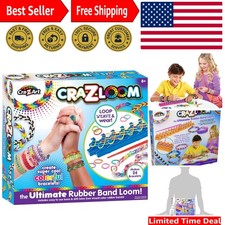 Cra-Z-Loom Ultimate Rubber Band Bracelet Maker Activity Kit for Ages 8 and Up...