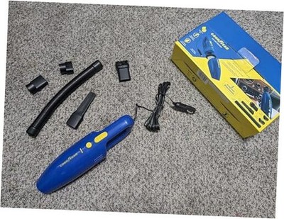 Goodyear 12V Car Vacuum, Blue 