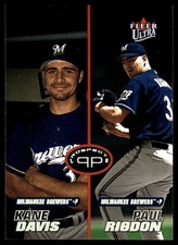 Kane Davis / Paul Rigdon PROS 2001 Ultra #248 Brewers MLB READ FREE SHIPPING