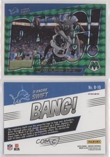 2022 Panini Mosaic Bang! Green Mosaic Prizm D'Andre Swift #B-15
