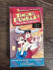 Timon And Pumbaa’s Wild Adventures VHS True Guts