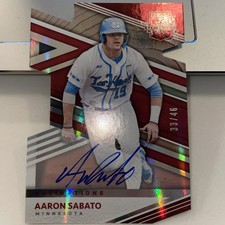 2020 Panini Elite Extra Edition - Aaron Sabato #27 Aspirations Die-Cut...