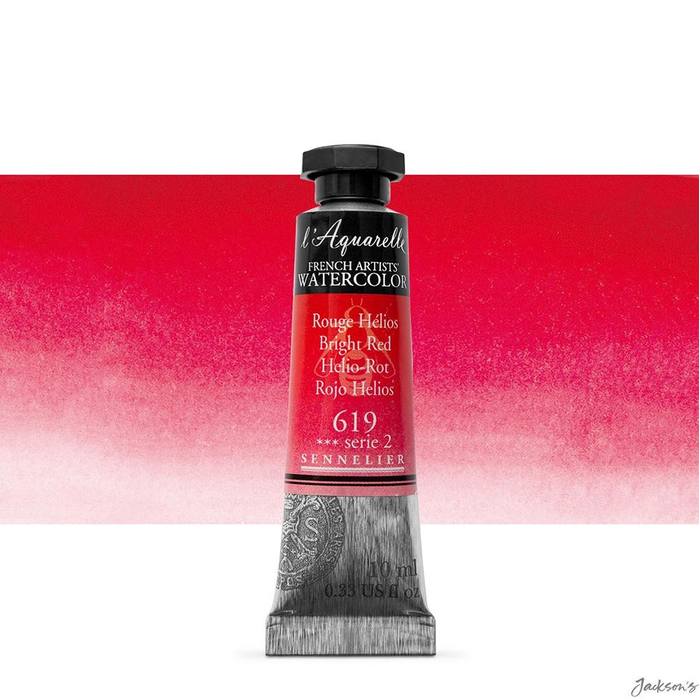 Sennelier L'Aquarelle Watercolour Paint Tube 10ml Bright Red For Artists